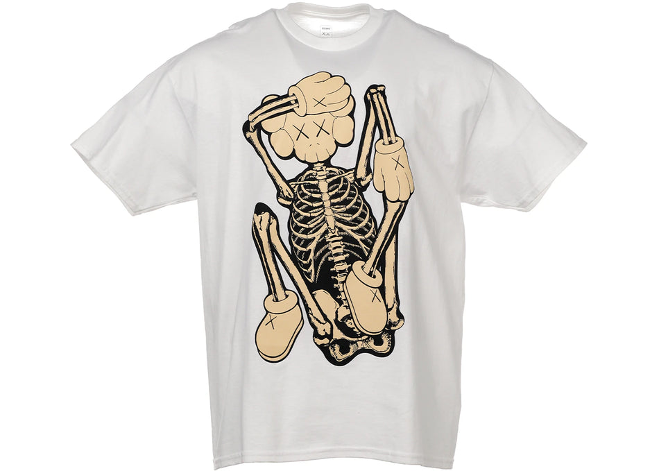 KAWS SKELETON NEW FICTION T-shirt Bone