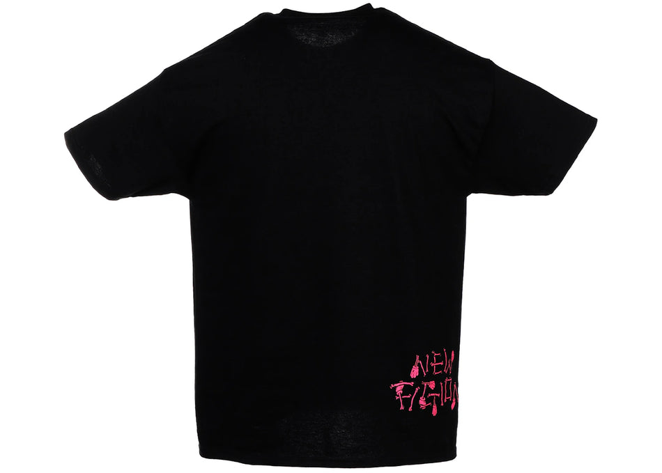 KAWS SKELETON NEW FICTION T-shirt Pink