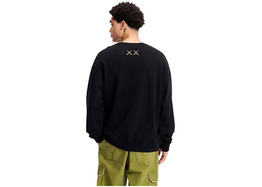 KAWS x Uniqlo Long Sleeve Sweatshirt (US Sizing) Black
