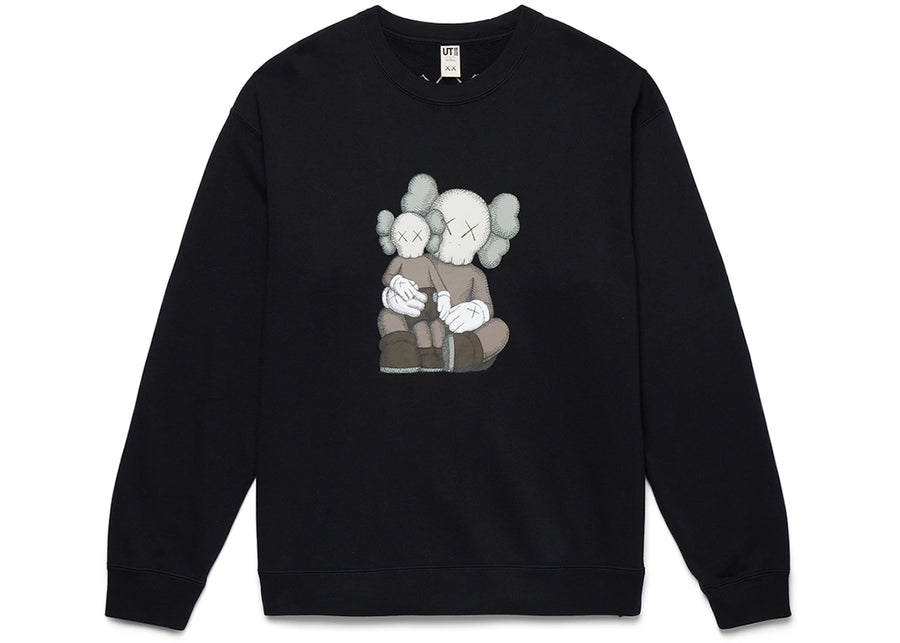 KAWS x Uniqlo Long Sleeve Sweatshirt (US Sizing) Black