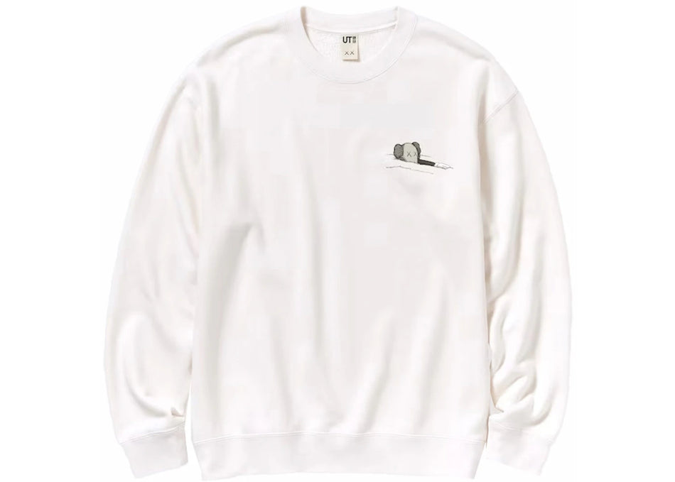 KAWS x Uniqlo Longsleeve Sweatshirt (US Sizing) Off White