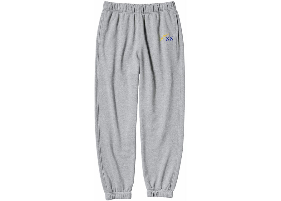 Pantalon de survêtement gris KAWS x Uniqlo Warhol 473557