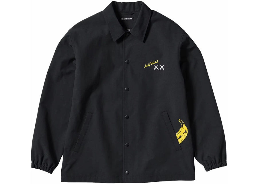 Veste KAWS x Uniqlo Warhol Coach 474138 noire