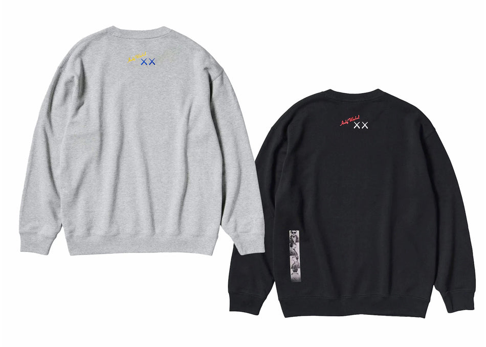 KAWS x Uniqlo Warhol Graphic 472951/476119 Sweatshirt Gray/Black