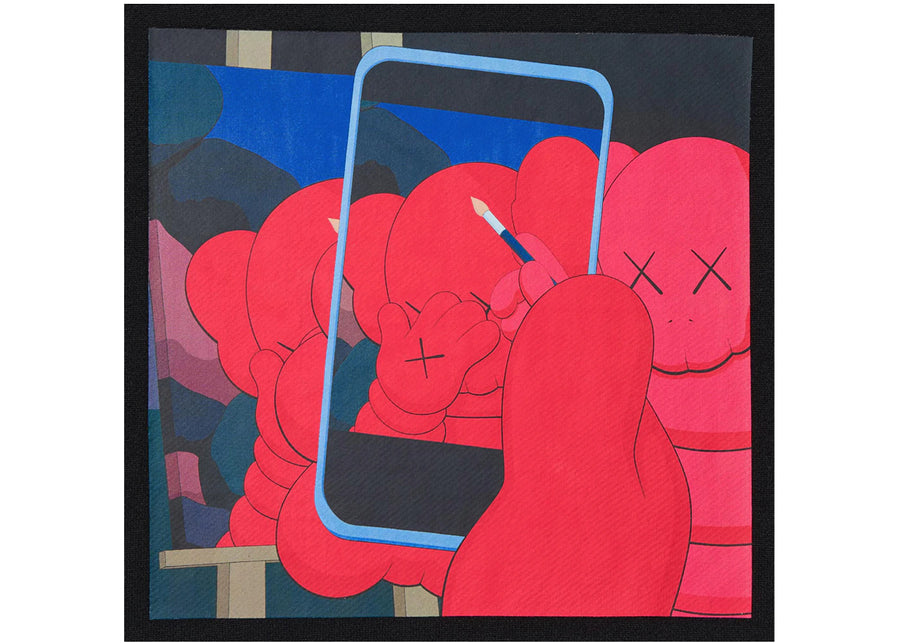 Sweat-shirt noir KAWS x Uniqlo Warhol Graphic 476119