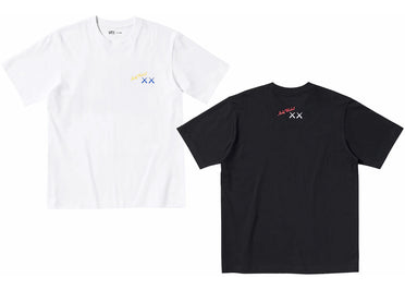 KAWS x Uniqlo Warhol UT Graphic 476351/471321 T-shirt Set White/Black