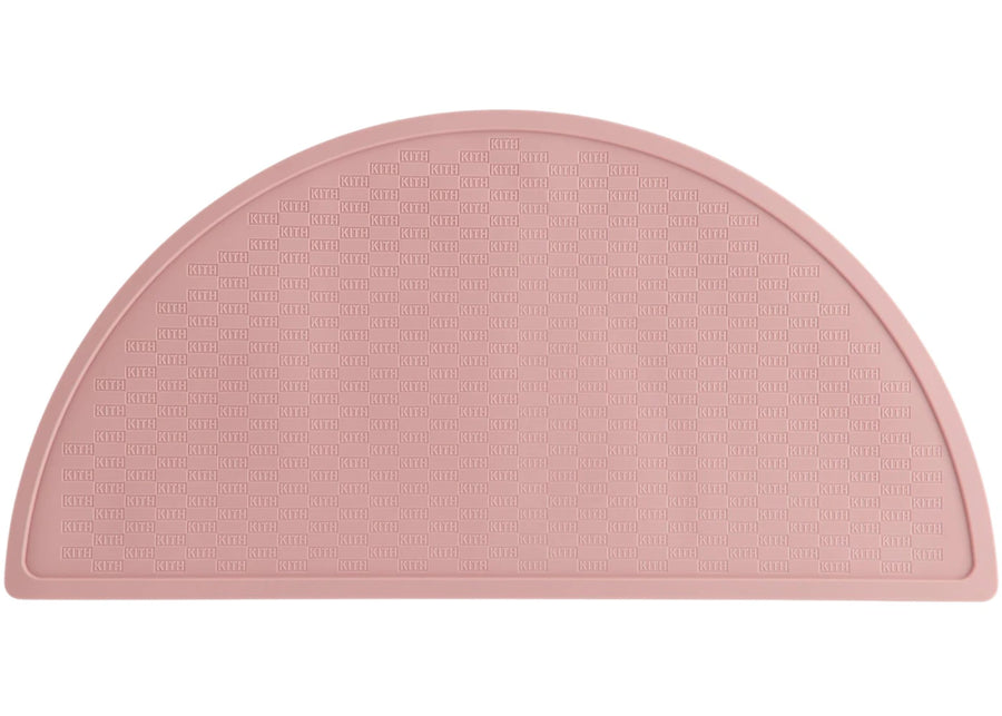 Set de table en silicone Kith Kids Mushie, couleur Quartz poudré