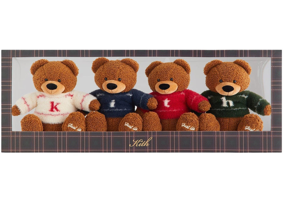 Kith Kithmas Bears Set of 4 Multicolor