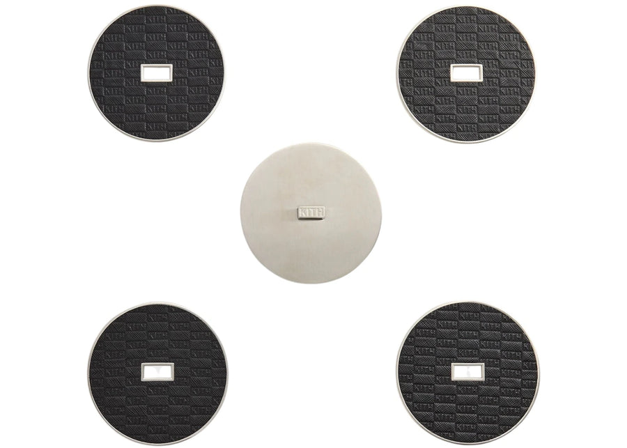 Kith Kithmas Classic Logo Coasters Set of 4 Black