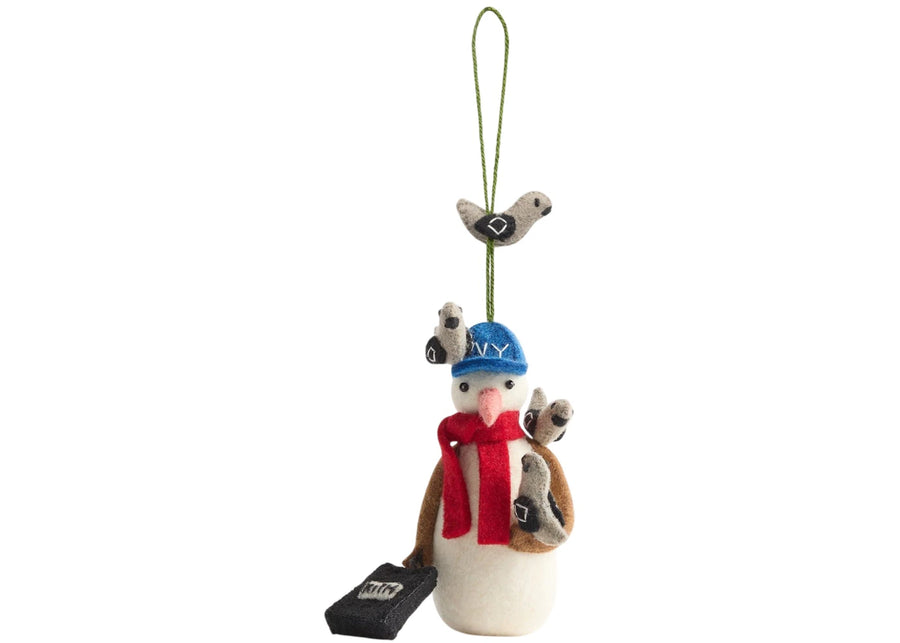 Kith Kithmas Craftspring Snowman Ornament Multicolor
