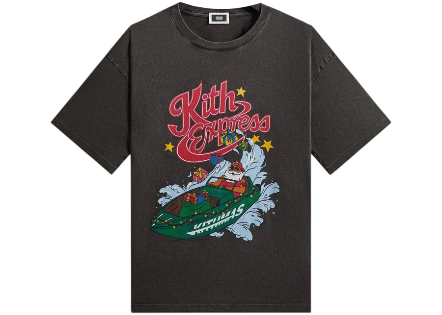 Kith Kithmas Express Jones Vintage Tee Black