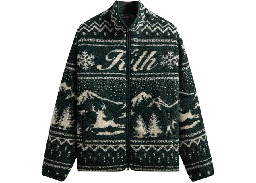 Kith Kithmas Harper Sherpa Jacket Stadium