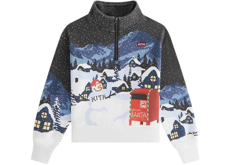 Kith Kithmas Kids Village Hunter Quarter Zip Noir