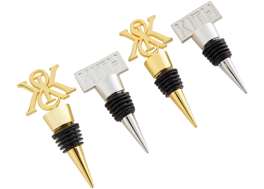 Kith Kithmas Logo Wine Stoppers Set of 2 Multicolor