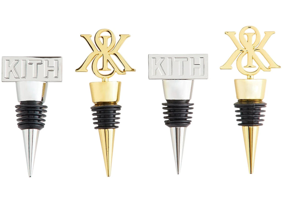 Kith Kithmas Logo Wine Stoppers Set of 2 Multicolor