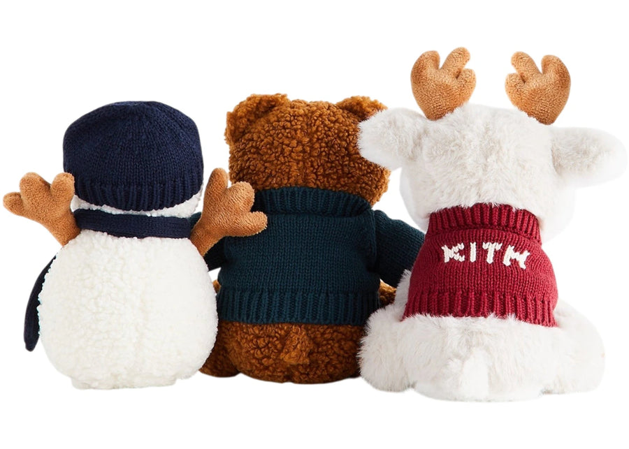 Kith Kithmas Plushes Set of 3 Multicolor