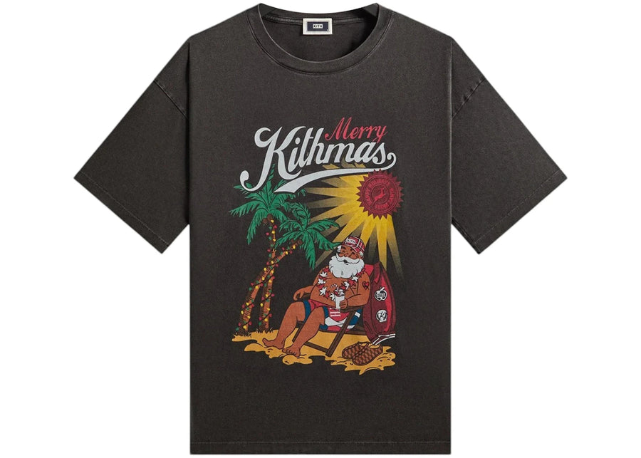 T-shirt vintage noir Kith Kithmas Vacation Jones