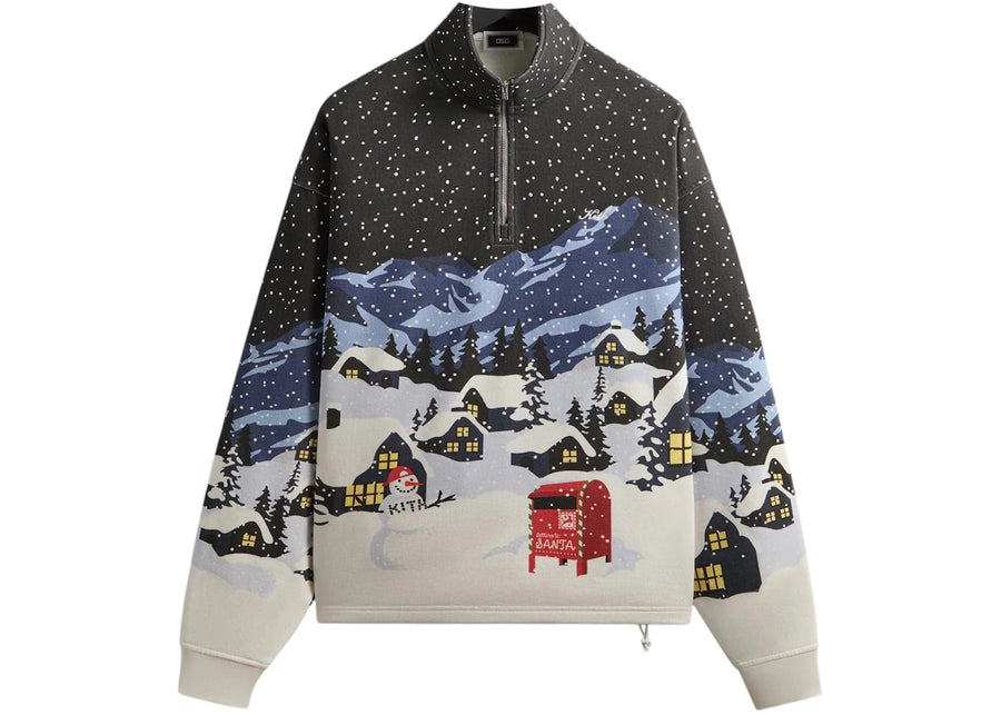 Kith Kithmas Village Quarter Zip Black