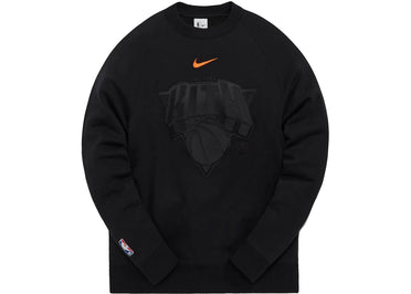 Kith Nike for New York Knicks Fleece Crewneck (FW21) Black
