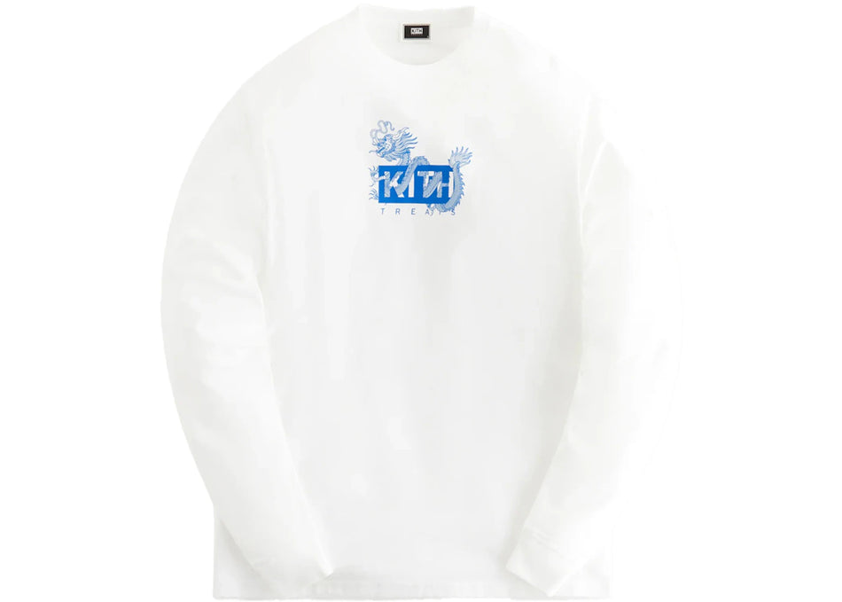 Kith Treats Year of the Dragon Long Sleeve Tee White