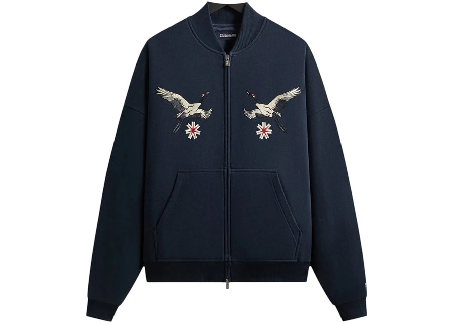 Kith x Columbia Crane Vintage Braxton Zip Up Jacket Nocturnal