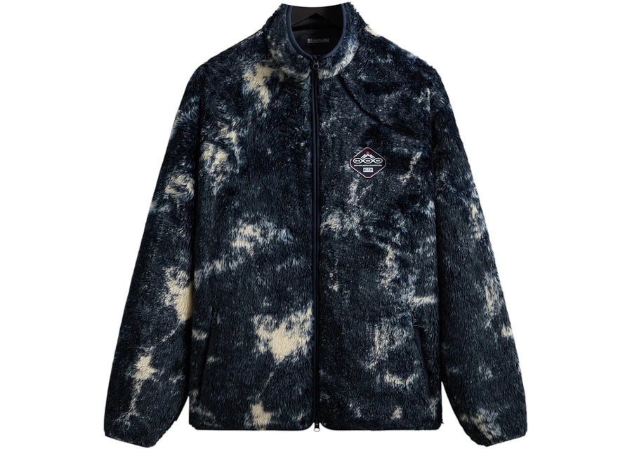 Kith x Columbia Ice Dye Sherpa Harper Jacket Nocturnal