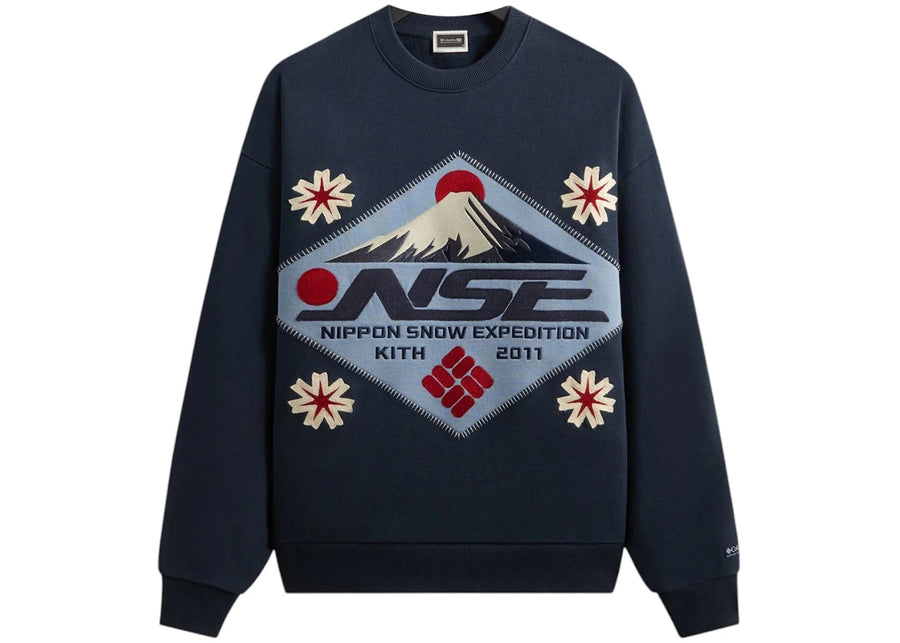 Kith x Columbia Patch Crewneck Nocturnal