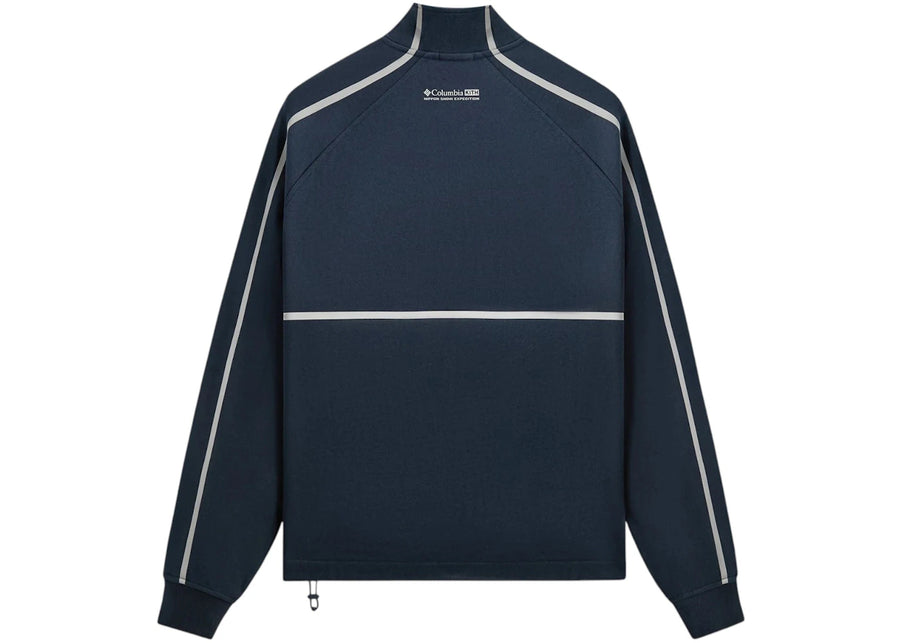 Kith x Columbia Reflective Funnel Neck Quarter Zip Nocturnal