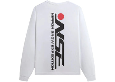 Kith x Columbia Skier Vintage Long Sleeve Tee White