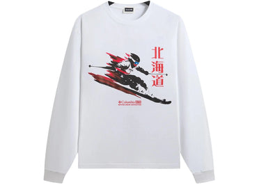 Kith x Columbia Skier Vintage Long Sleeve Tee White