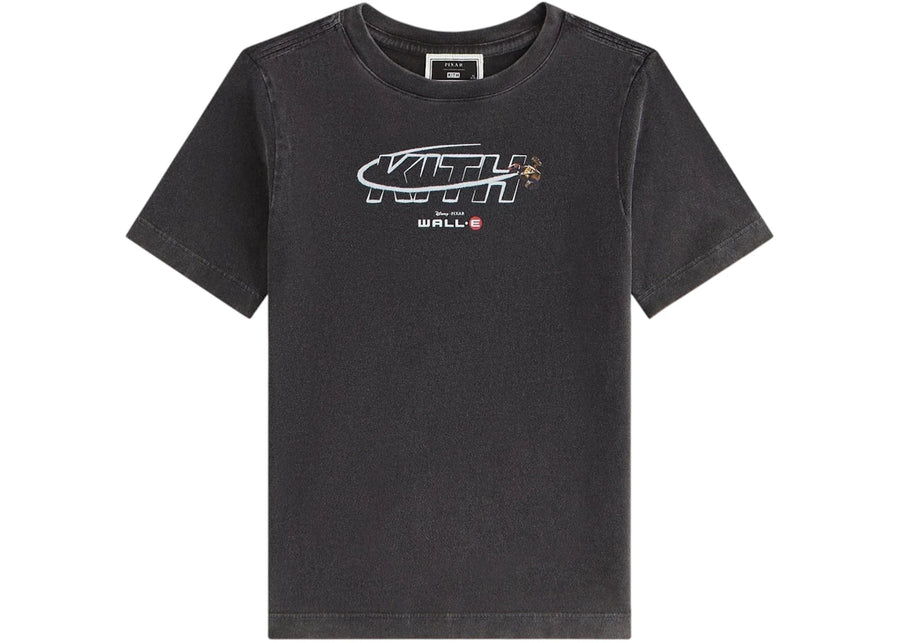 Kith x Disney Kids Pixar Wall-E Orbit Vintage Tee Black