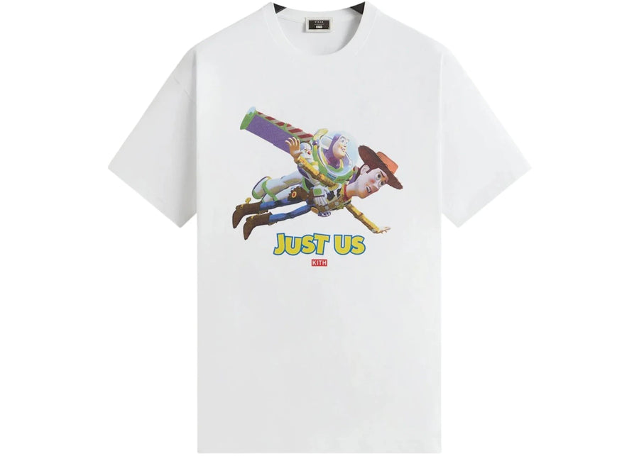 Kith x Disney Pixar Just Us Flying Vintage Tee White