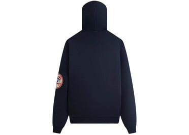 Kith x New York Yankees Plush Fleece Cropped Braxton Hoodie Nocturnal