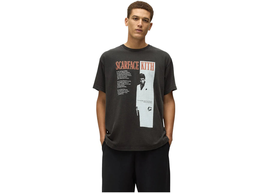 T-shirt vintage noir Kith x Scarface, affiche du film