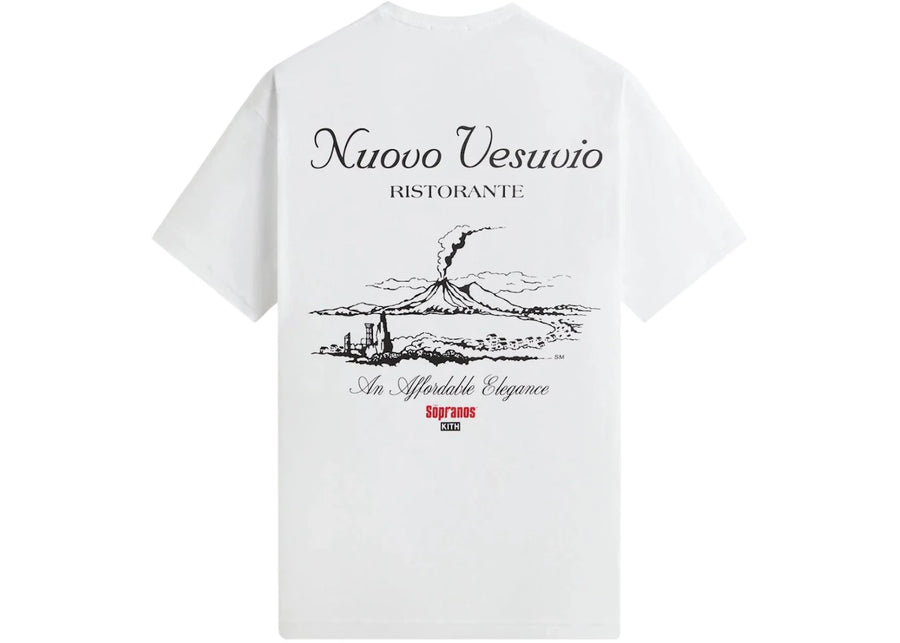T-shirt vintage blanc Kith x The Sopranos Nuovo Vesuvio