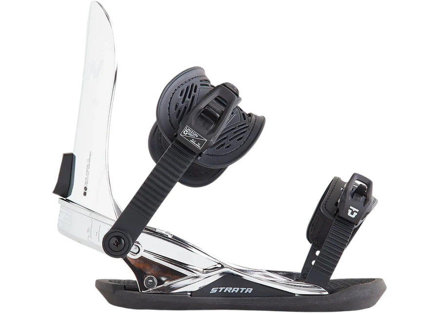 Fixation de snowboard Kith x Union Binding Company Strata Chrome
