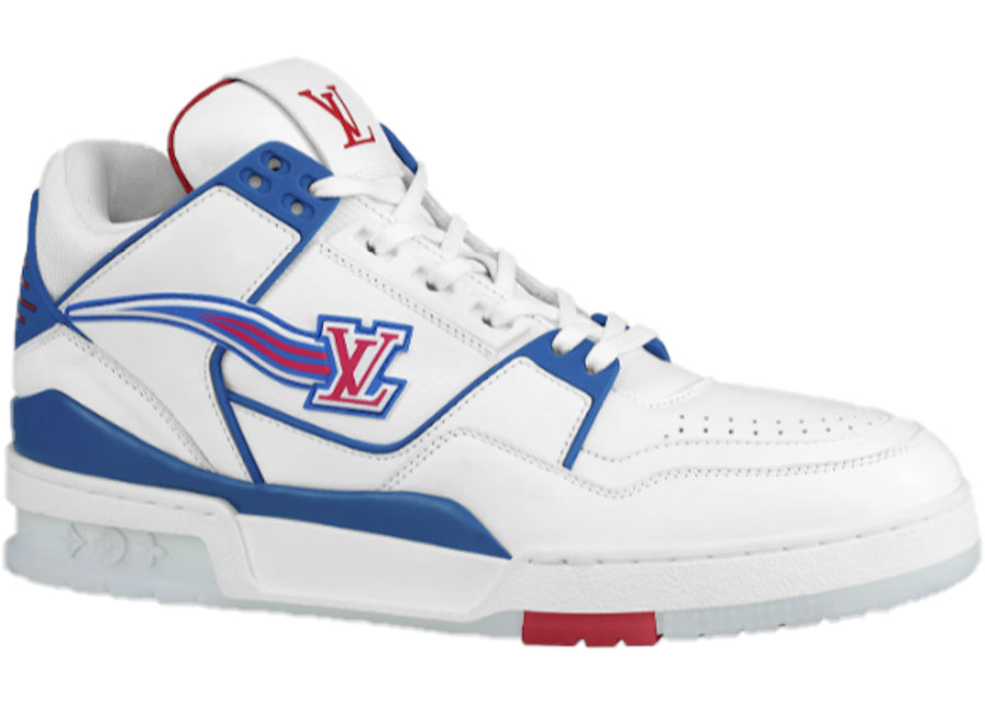Baskets LV Rouge Blanc Bleu FW20