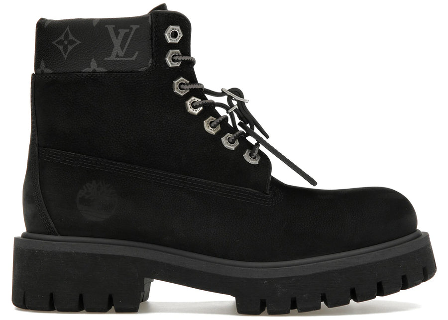 Bottines Louis Vuitton Timberland 6" noires