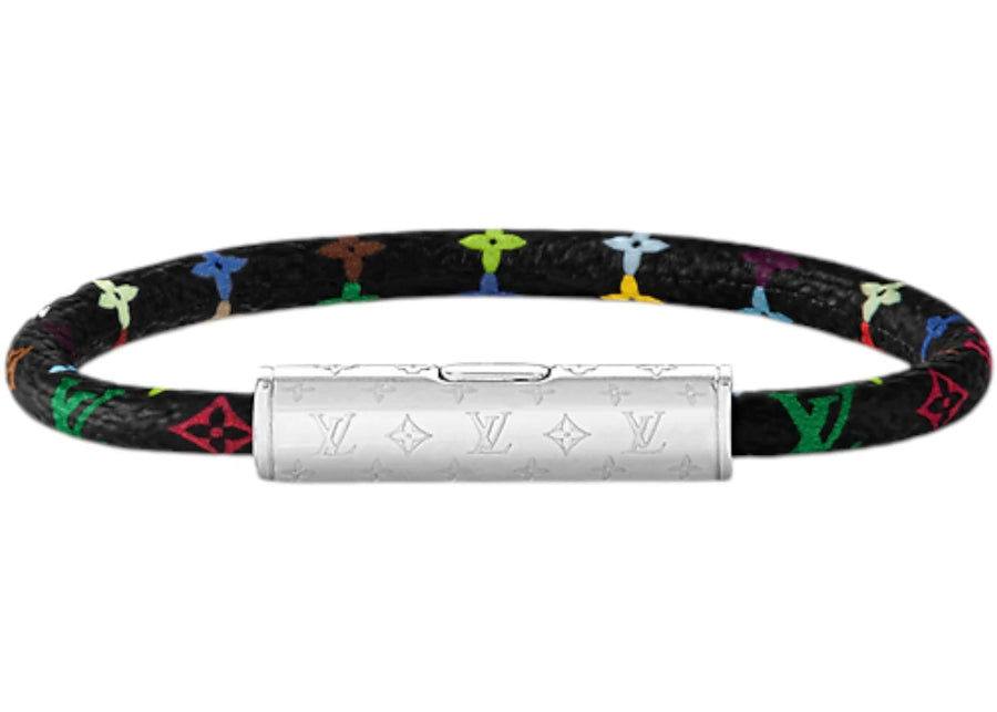 Bracelet Louis Vuitton x Takashi Murakami LV Confidential Noir Multicolore