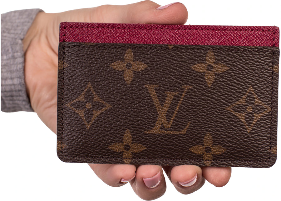 Louis Vuitton Card Holder Monogram Fuchsia