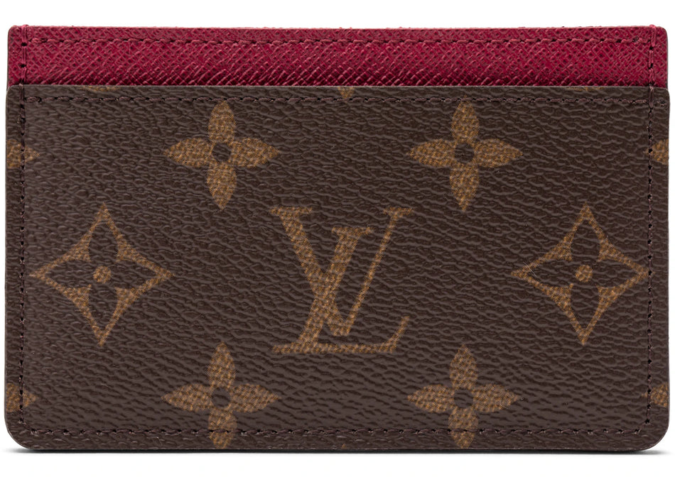 Louis Vuitton Card Holder Monogram Fuchsia