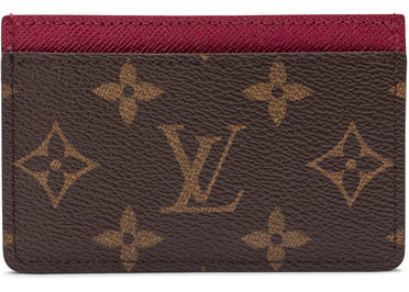 Louis Vuitton Card Holder Monogram Fuchsia