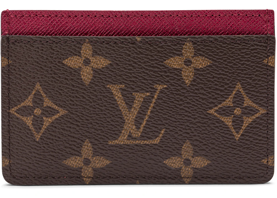 Louis Vuitton Card Holder Monogram Fuchsia