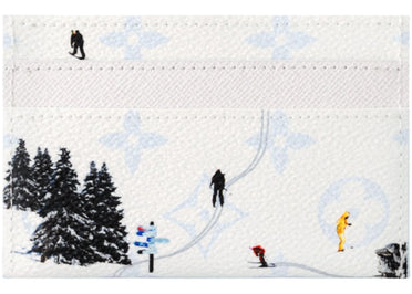 Louis Vuitton Ski Double Card Case White