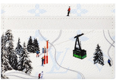 Louis Vuitton Ski Double Card Case White