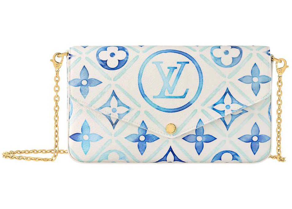 Louis Vuitton Felicie Pochette Lagoon Blue