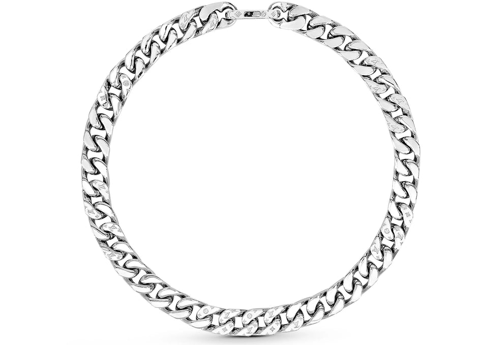 Louis Vuitton Necklace Chain Links Silver