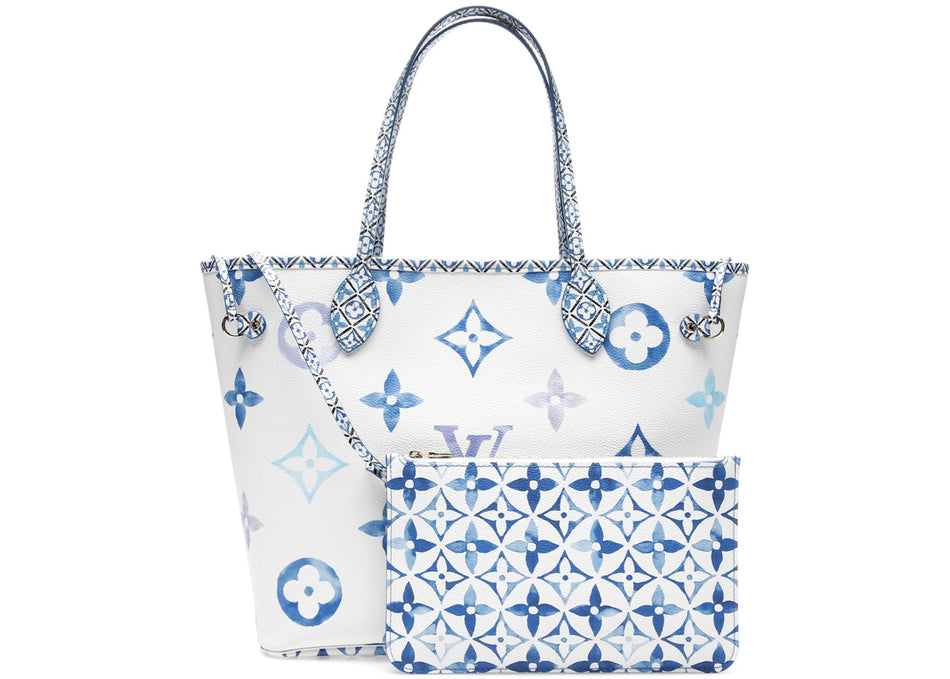 Louis Vuitton Neverfull MM Monogram Blue