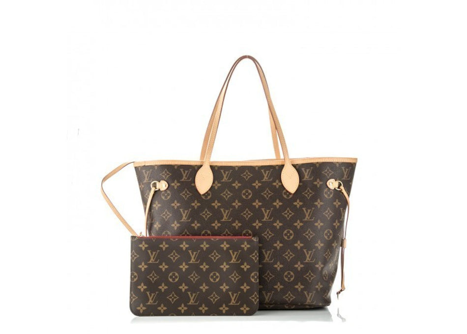 Louis Vuitton Neverfull Monogram MM Cerise Lining
