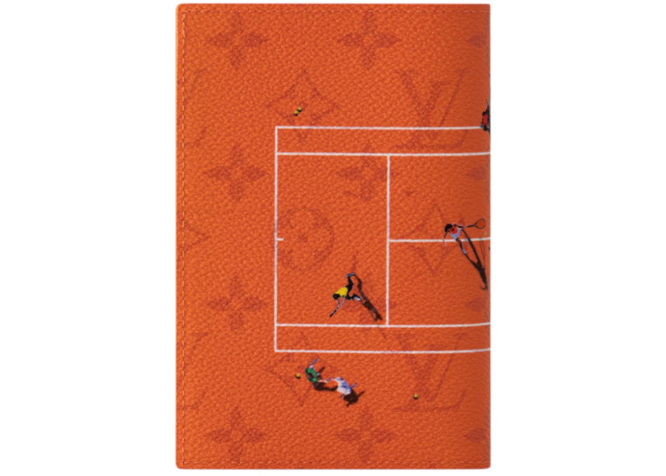 Louis Vuitton Tennis Passport Cover Brick Red